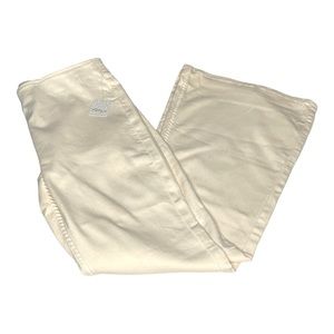 Free People Pull On Penny Flare Jeans Cream Size 32